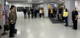 Учебная неделя в Камчатском политехническом техникуме традиционно началась с исполнения гимна 3