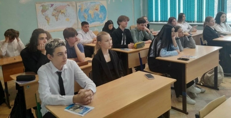 В рамках профориентационного курса «Россия - мои горизонты» 8